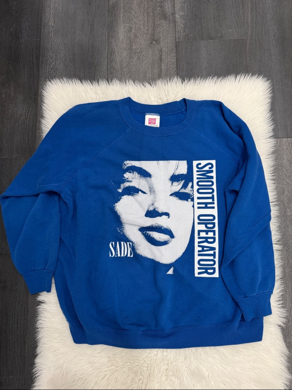 Sade Smooth Operator Vintage Royal Blue Crewneck Sweatshirt